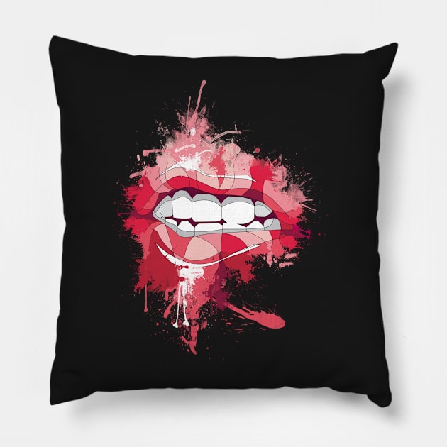 lips Pillow by AMDesigns