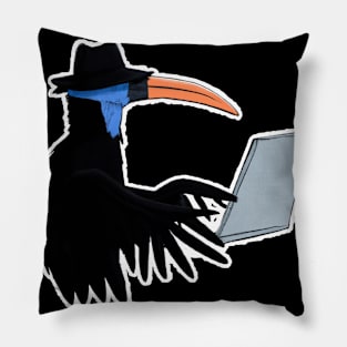 Bird Hacker Pillow