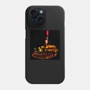 Wine And Fruit Still-Life Phone Case