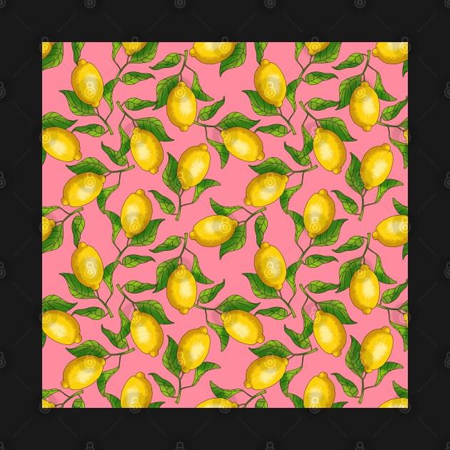 Lemons Pattern by okpinsArtDesign