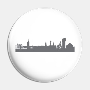 Stockholm in gray Pin