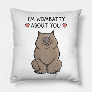 I'm wombatty about you Pillow