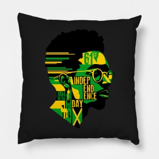 The 61st Jamaican Independence Day Pillow