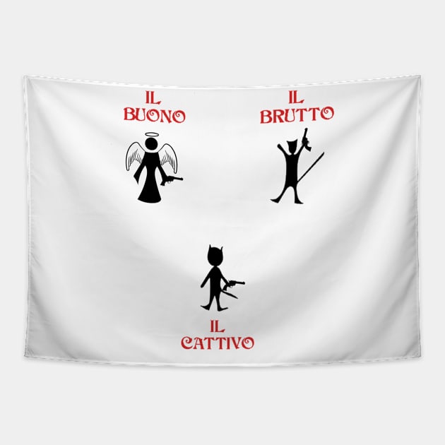 Mexican standoff Tapestry by yezplace