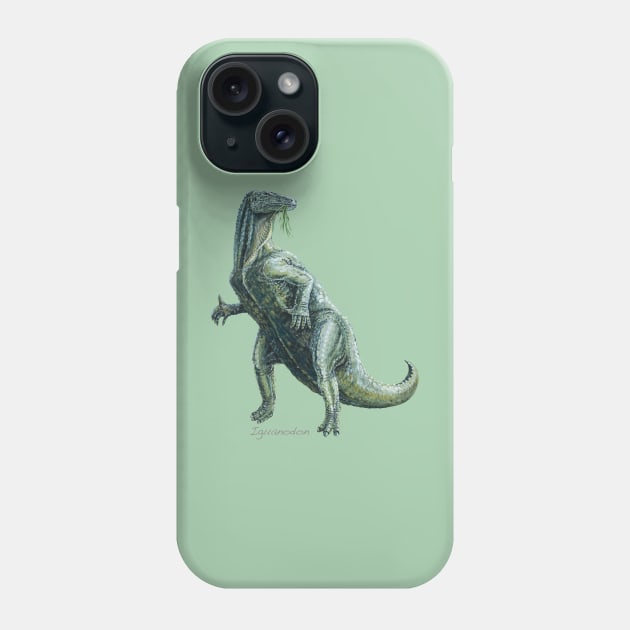 Iguanadon Phone Case by davidroland