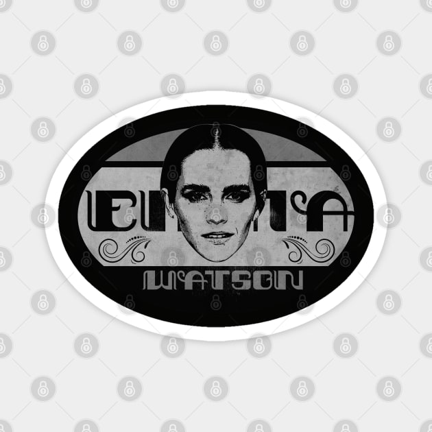 Vintage Emma BW Magnet by CTShirts