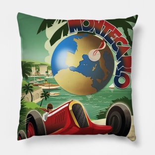 Monte Carlo Grand Prix 1935 Pillow