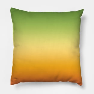 Ombre Lemon, Lime and Orange Summer Tropical Gradient Pillow