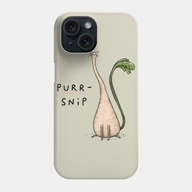 Purrsnip Phone Case by Sophie Corrigan