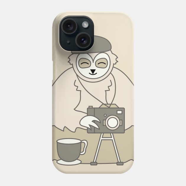 Photographer Sloth Phone Case by albdesigns