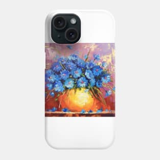 Bouquet of cornflowers Phone Case