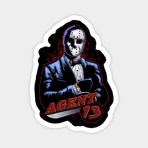 Agent 13 Magnet by mrpsycho