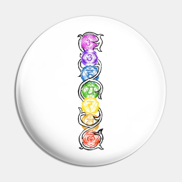 Chakra Vine Pin by jennifersoldner