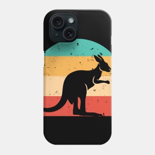 vintage sunset Kangaroo lover,Kangaroo Silhouette gift animal Phone Case