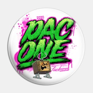 Pac One Brush Halloween Pin