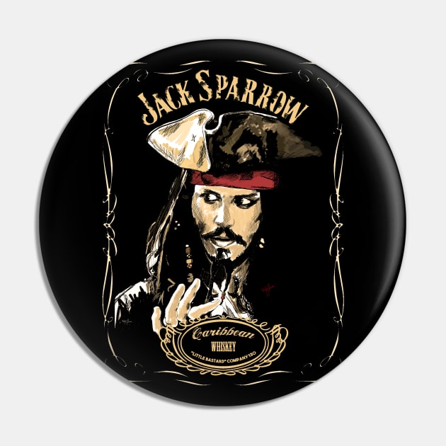 Jack Whiskey Pin by LittleBastard