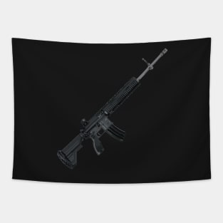 HK416 Assault Rifle Tapestry