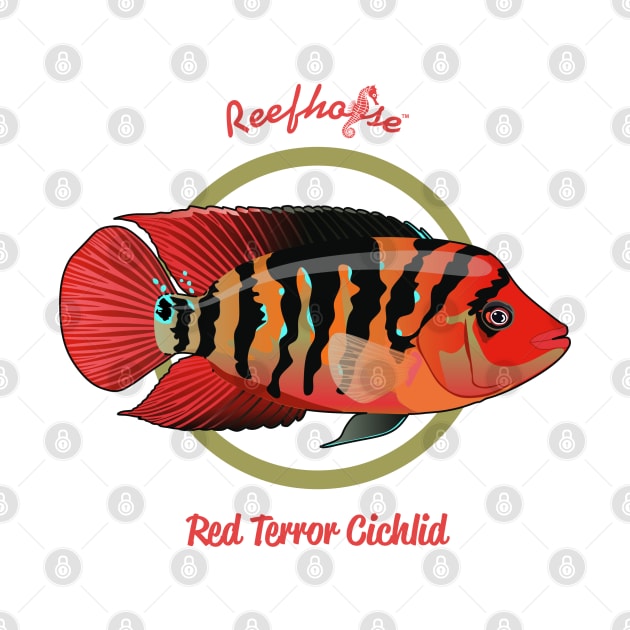 Red Terror Cichlid by Reefhorse