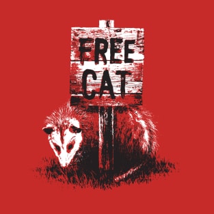 Free cat possum T-Shirt