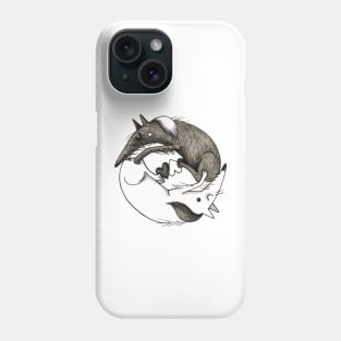 Yin Yang - wolves Phone Case