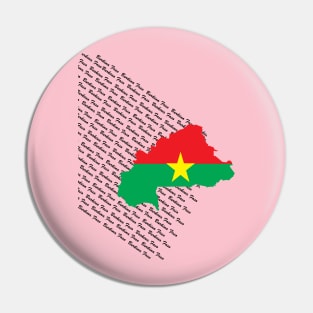 MY BURKINA FASO Pin