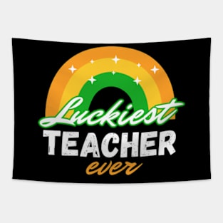 Luckiest Teacher Ever St Patricks Day Teachers Tapestry