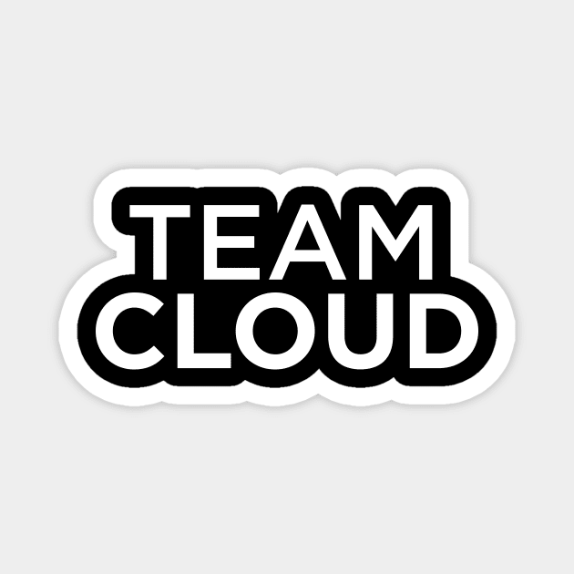 Team Cloud Magnet by JamesCMarshall