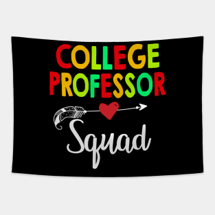 College Professor Squad Teacher Back To School Tapestry