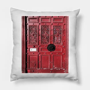 Red Door Pillow