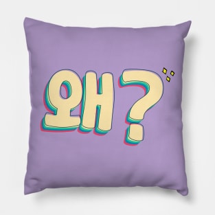 Why in Korean (왜) Pillow