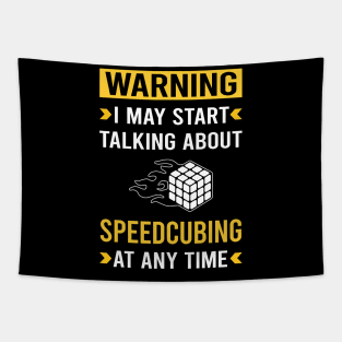 Warning Speedcubing Speedcube Speedcuber Speed Cubing Tapestry