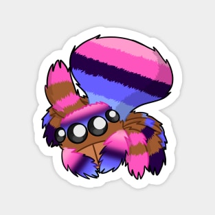 Omnisexual Peacock Spider Magnet