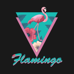 pink flamingo with glasses T-Shirt