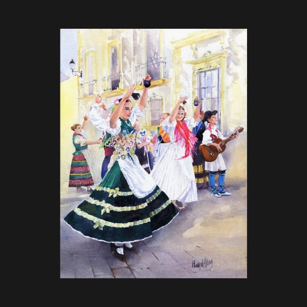 Folk Dancers in the Square, Terque by margaretmerry