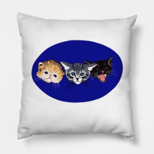 Tragic kittens Pillow