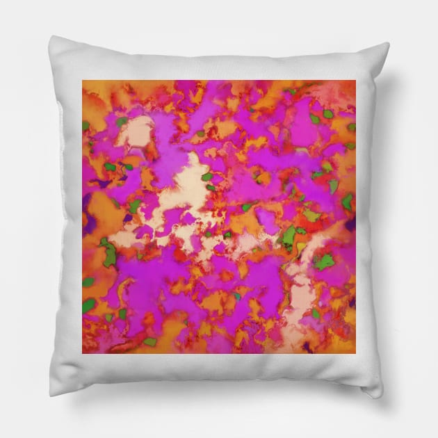 Flammable surface Pillow by Keith Mills