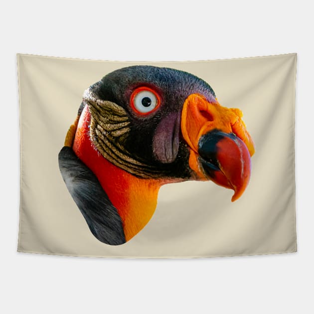 King Vulture head Tapestry by dalyndigaital2@gmail.com