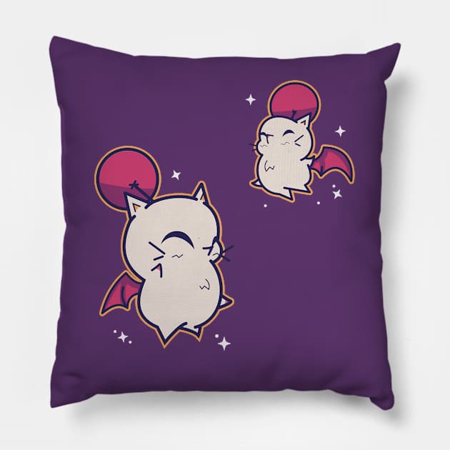 Moogles Pillow by nay__b