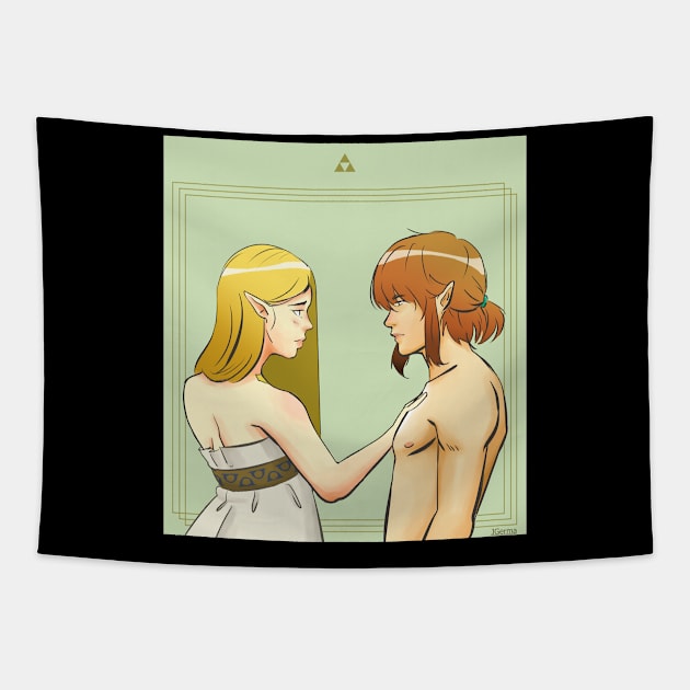Couple Tapestry by JGerma