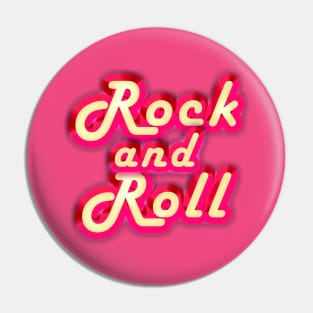 Neon Rock and Roll Pin