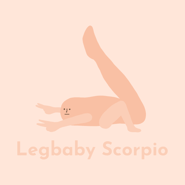 Legbaby Scorpio | Zodiac | Cute | Funny | Weird | Gift | Minimalist | Star Sign | Astrology | by WiseCat