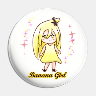 Banana Girl Pin