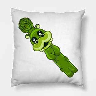 Hippopotamus Asparagus Pillow