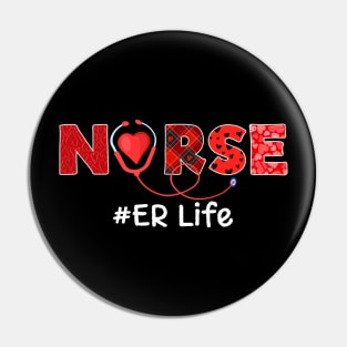 Love Nurse Life Valentines Day Pin