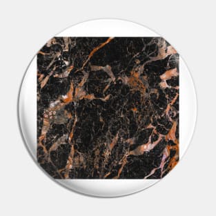 Dark marble with orange Pin