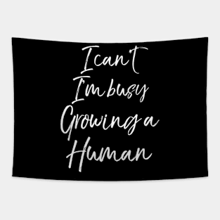 Pregnancy Quote I Can T I M Busy Growing A Hu Tapestry