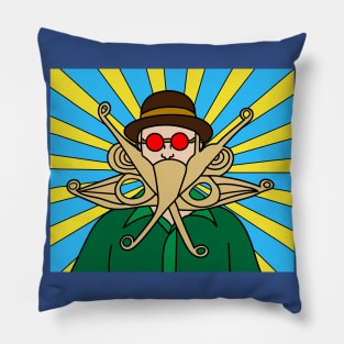 Crazy Long Beard Hipster Pillow