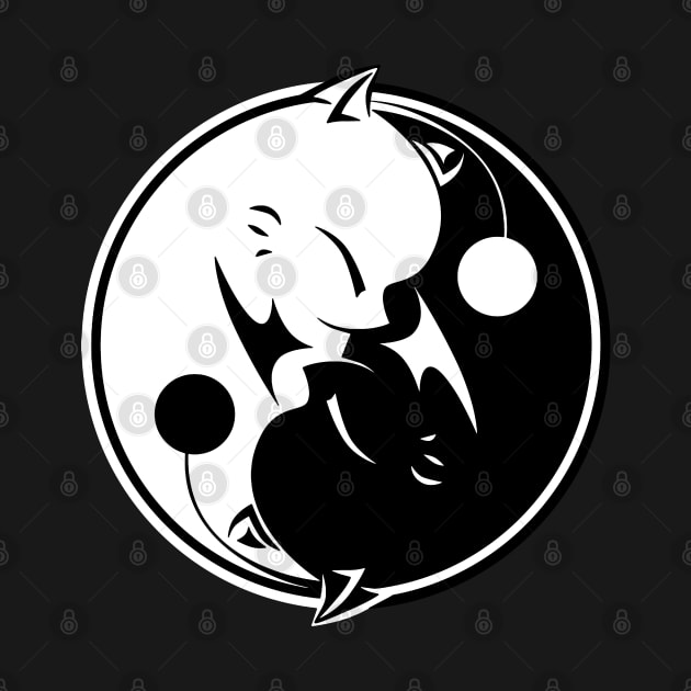 Moogle Yin Yang by Rikudou