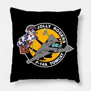 F-14 Tomcat - Jolly Rogers F14A Tomcat - WB Clean Style Pillow