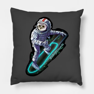 Galaxy Owl Man Pillow